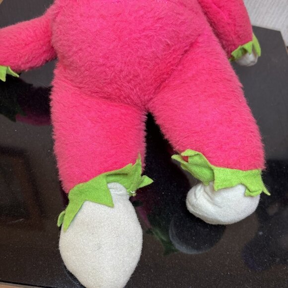 Vtg Rushton Rubber Face Clown Doll 70s Neon Hair Soft Body Happy Clapping Elf - Picture 13 of 14